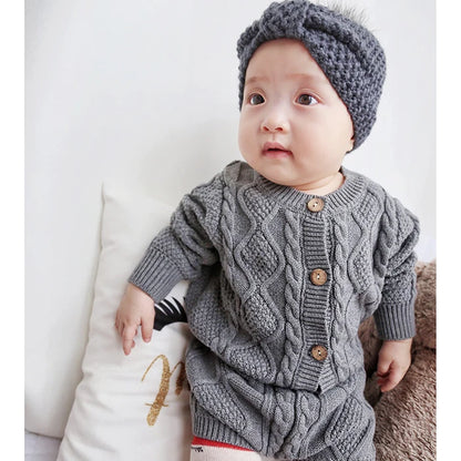 Baby Girls Cardigan Knitted Sweater