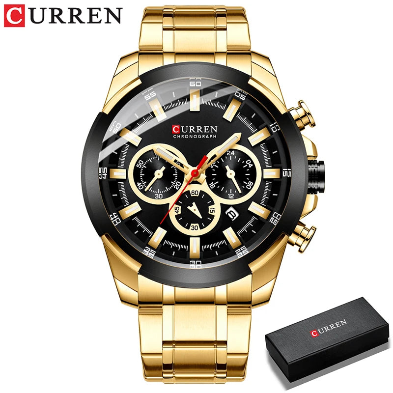 Luxury CURREN Quartz Men's Watch