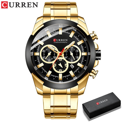 Luxury CURREN Quartz Men's Watch