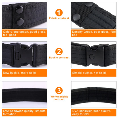 Tactical Canvas Belt for Men