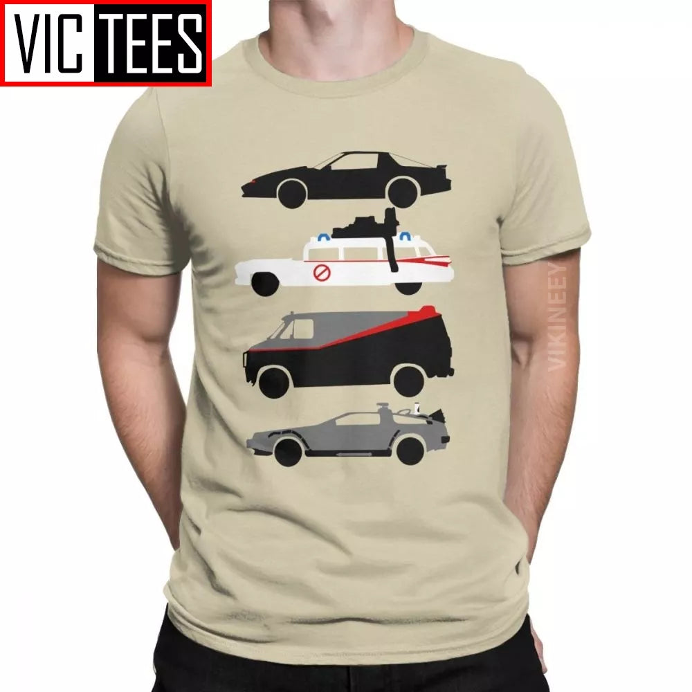 Auto-Design, lustiges, lässiges Herren-T-Shirt mit O-Ausschnitt