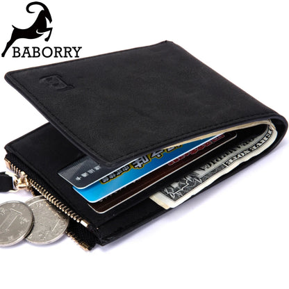 Mini Slim Men's Wallet with Coin Pocket