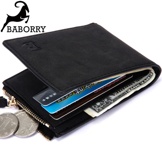 Portefeuille Mini Slim pour Homme avec Poche à Monnaie