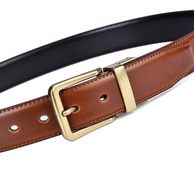 Vintage Reversible Leather Belt