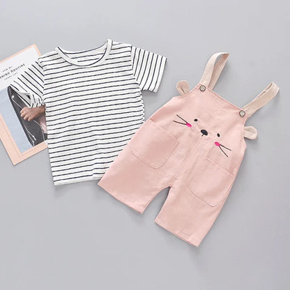 0-18 Months Baby Girl Spring & Autumn Clothing Set