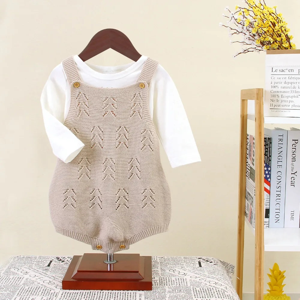 Newborn Baby Clothes 0-18m Solid Sleeveless