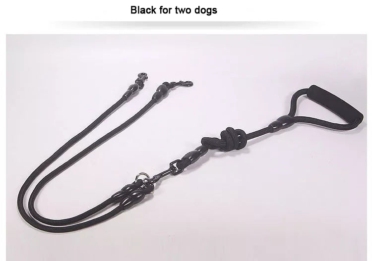 Adjustable Dual Dog Leash - Walk 2, 3, or 4 Dogs