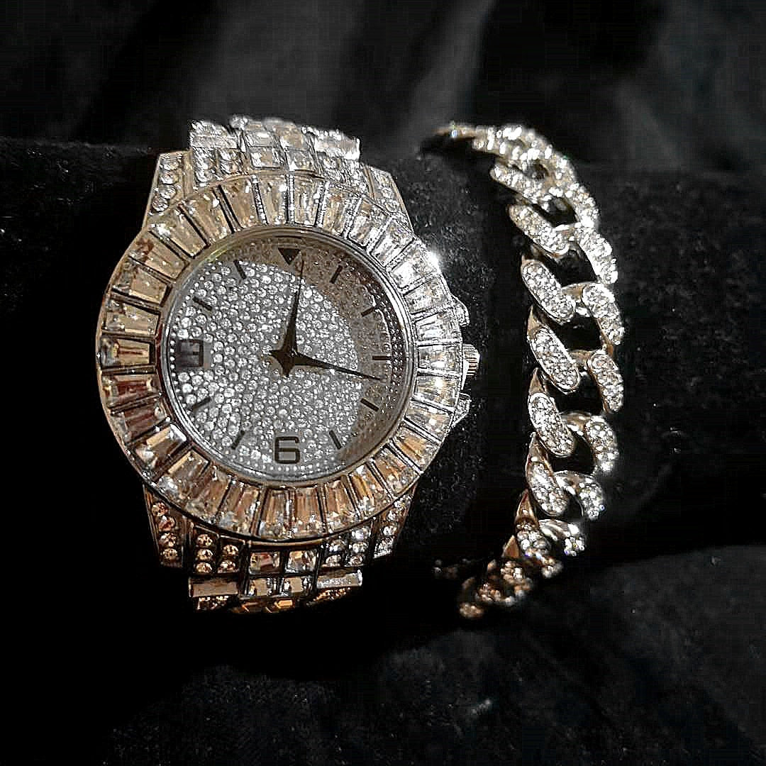 Luxury Diamond Watch Set