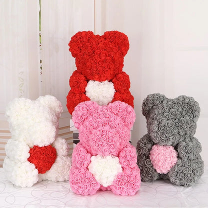 3 cm große Teddybärrosen aus Schaumstoff – 50/100/200 Stück für die Hochzeit