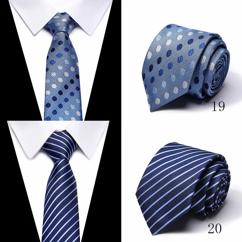 Dark Blue 8cm Fashion Tie Wedding Luxury Gift