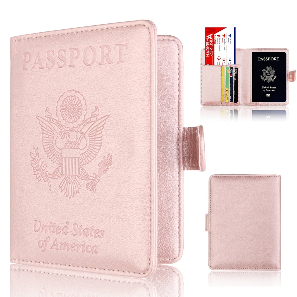 RFID Passport Holder-Stylish Travel Essential