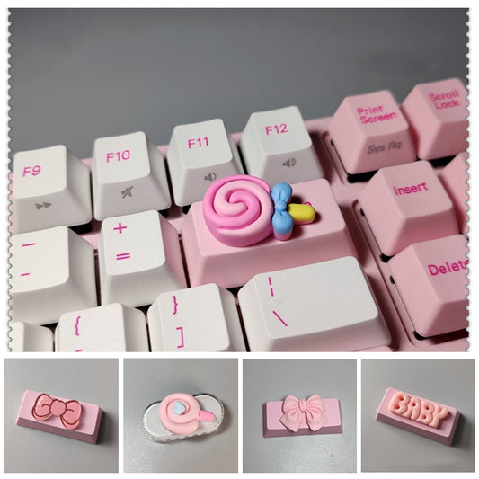 Cartoon Keycap Set for DIY Keyboards