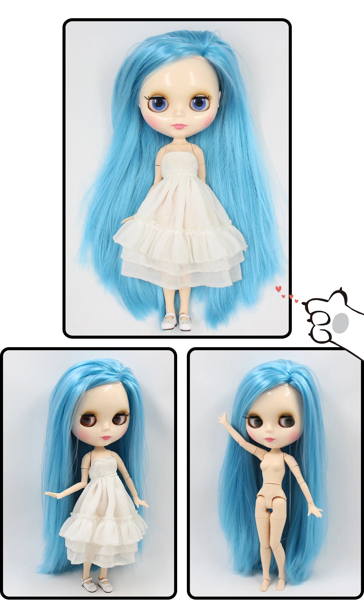 1/6 BJD Doll 30cm Jointed Body