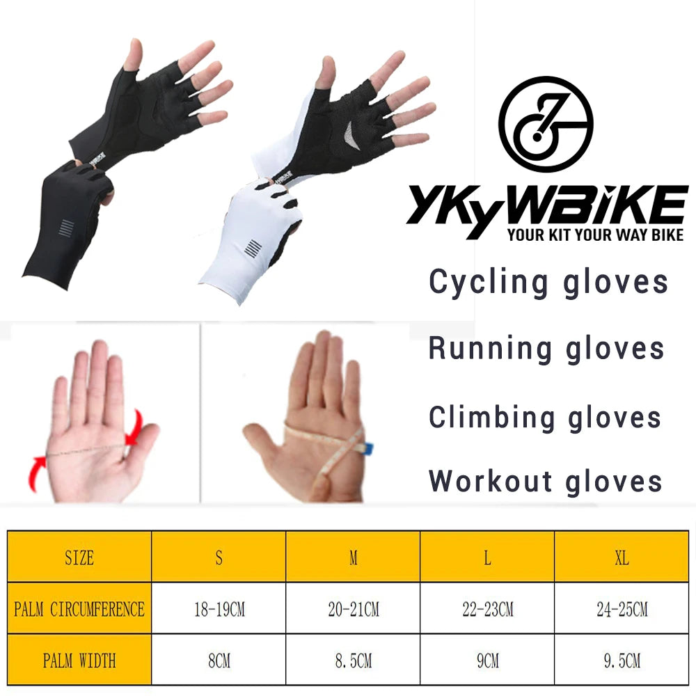 Unisex Half-Finger MTB Bike Breathable Gloves