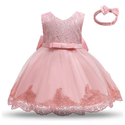 Newborn Baby Girl Lace Dresses