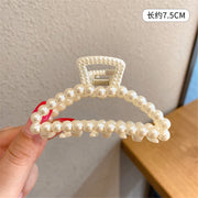 Pearl Acrylic Hair Claw Clips