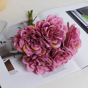 Pink Silk Rose Peony Bouquet - Wedding & Home Decoration