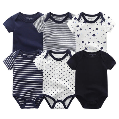 Frühlings-Herbst-Baby-Bodys aus 100 % Baumwolle, langärmlig