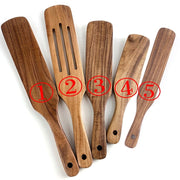 7-Pcs Teak Wood Tableware Set
