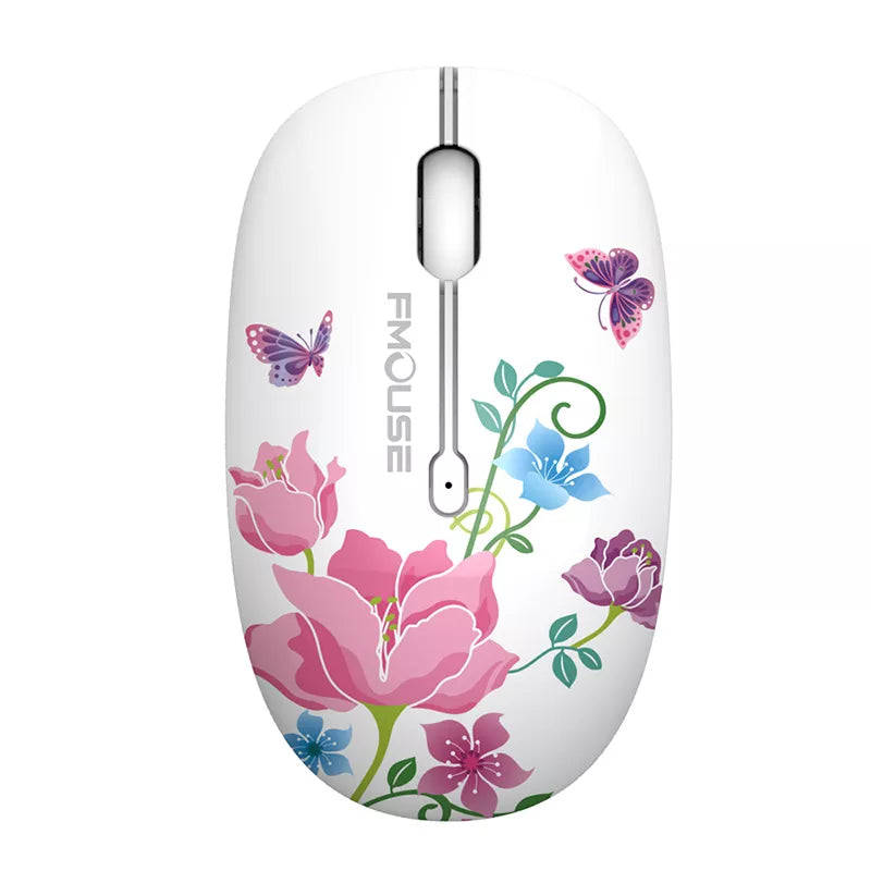 Cute Pink 2.4G Wireless Mouse