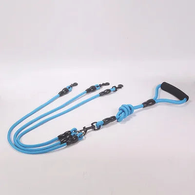 Adjustable Dual Dog Leash - Walk 2, 3, or 4 Dogs