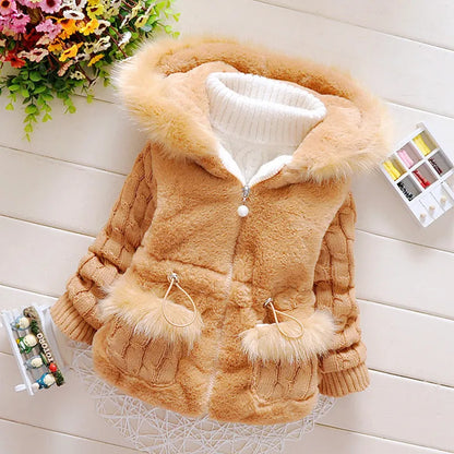 Plush Baby Thicken Warm Winter Jackets