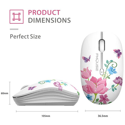 Cute Pink 2.4G Wireless Mouse