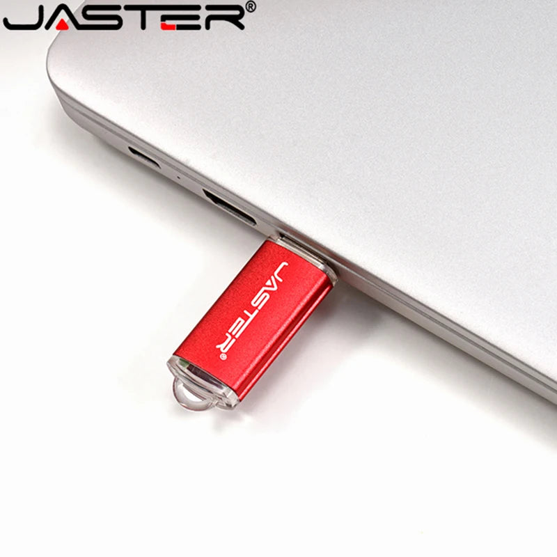 Modischer USB 2.0-Speicherstick mit Schlüsselanhänger – 4 GB bis 128 GB