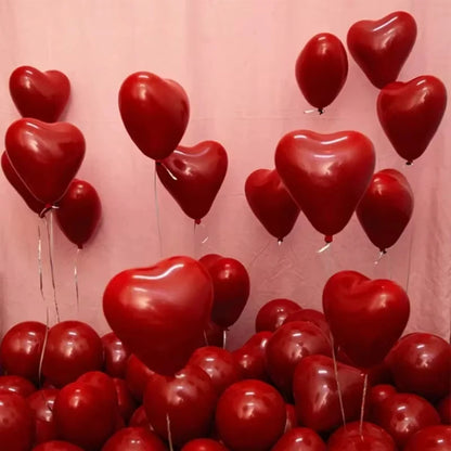 Red Heart Balloons 