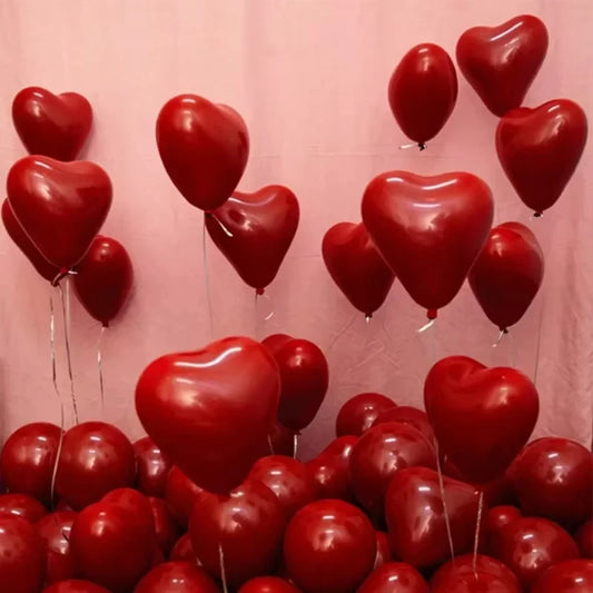 Red Heart Balloons 