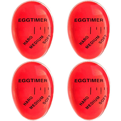 color changing egg timer, heat sensitive egg timer, egg boiling indicator, soft medium hard egg timer, kitchen egg timer tool, color change cooking timer, heat activated egg timer, easy egg boiling gadget, egg doneness indicator, cooking egg timer