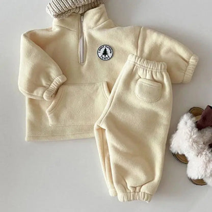 Baby Boys Clothing Sets Children Thicken Sweatshirt