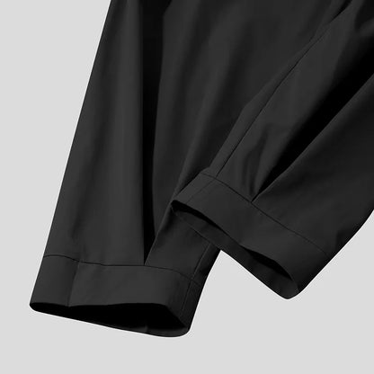 Pantalon sarouel à cordon de serrage pour hommes