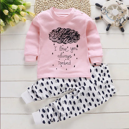 0-18m Newborn Baby Girl Clothes Long-sleeved Jumpsuit