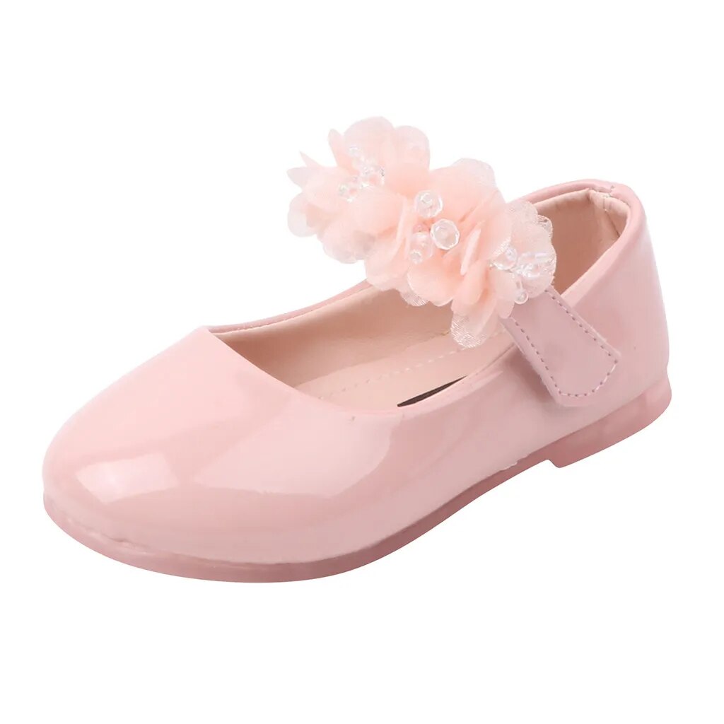 Kids' Lace Crystal Princess Party Shoes