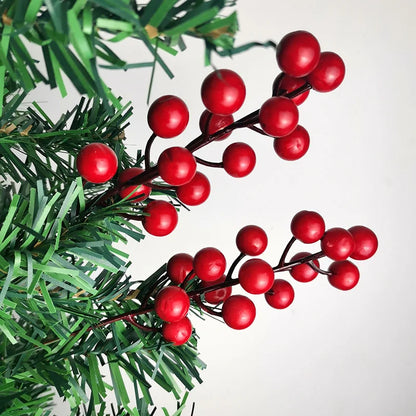 3-Color Artificial Berry Branches for Floral Wreaths