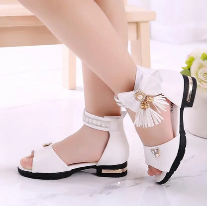 Princess Fashion Bow Sandals for Girls