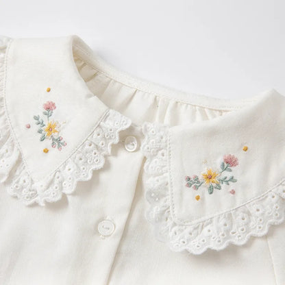 Baby Girls Embroidery Shirts Spring Fashion