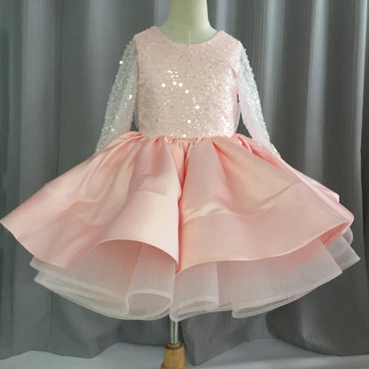 Robe Princesse Paillettes en Dentelle