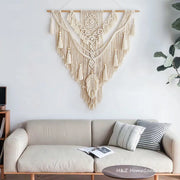 Nordic Bohemian Macrame Wall Hanging Tassel Boho Tapestry Hand-Woven For Home Decor Livingroom Bedroom Room House Decoration