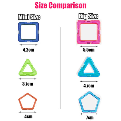 Magnetic Building Blocks Big Size and Mini Size