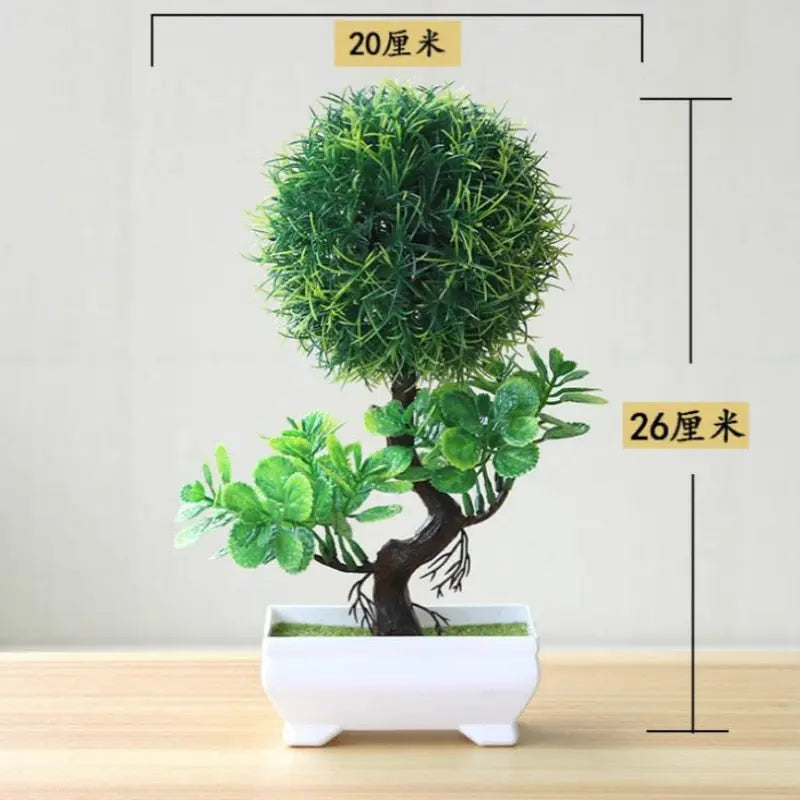 Artificial Green Bonsai Tree - Home & Office Decor