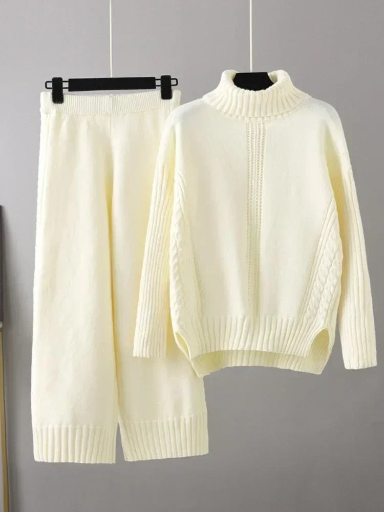Ensemble de pull en tricot d'automne