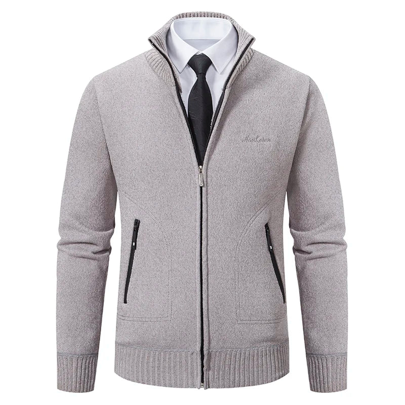 Veste cardigan tricotée noire élégante