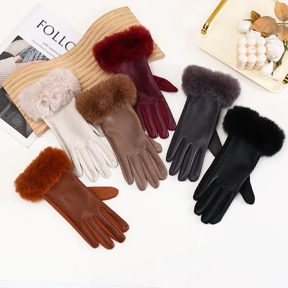 Leather Winter Gloves