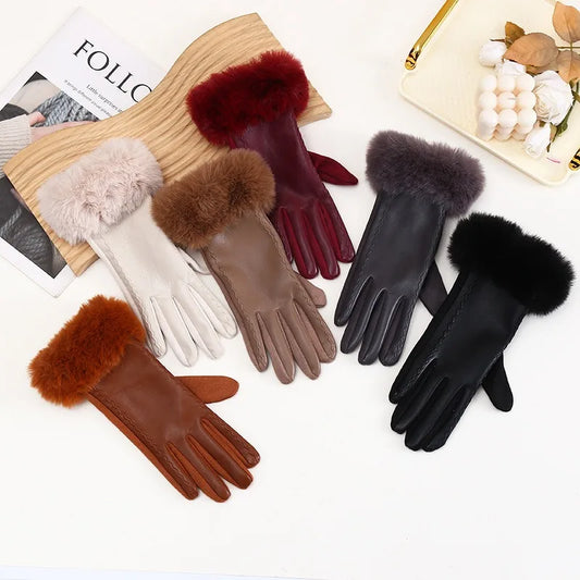 Leather Winter Gloves