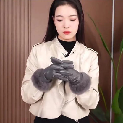 Leather Winter Gloves