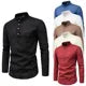 Men's' Solid Color Long-Sleeve Business Shirt