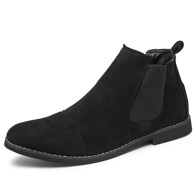 Men's Pointed-Toe Non Slip Suede Leather Boots