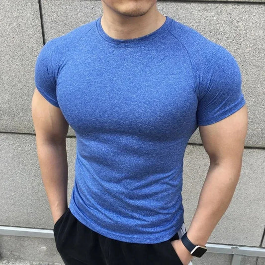 men workout t-shirt, quick dry sports top, men's gym shirt, breathable workout tee, athletic t-shirt for men, men's running shirt, fitness sports top, men's training t-shirt, quick dry gym wear, activewear t-shirt for men